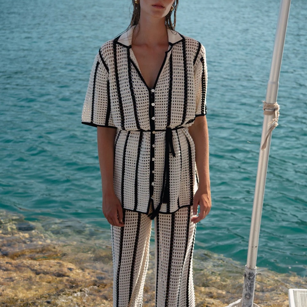 Stunning Kivari Women's Juni 2 piece Kivari open knit size 4 NWT..current season